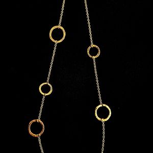 Costum jewelry gold necklace